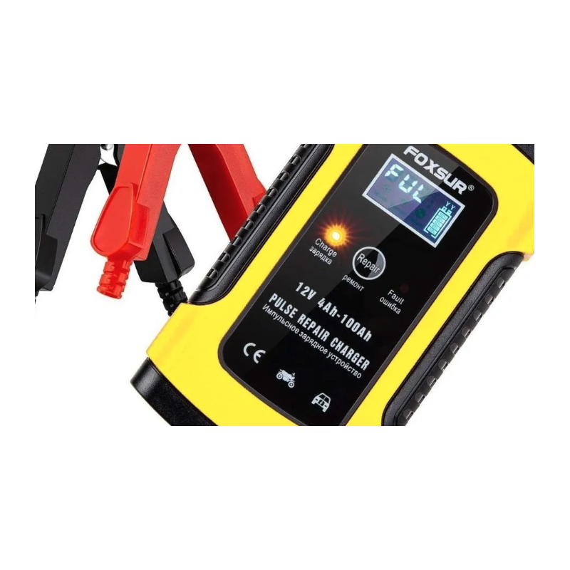 Cargador Automático de Baterías 12V para Auto y Moto