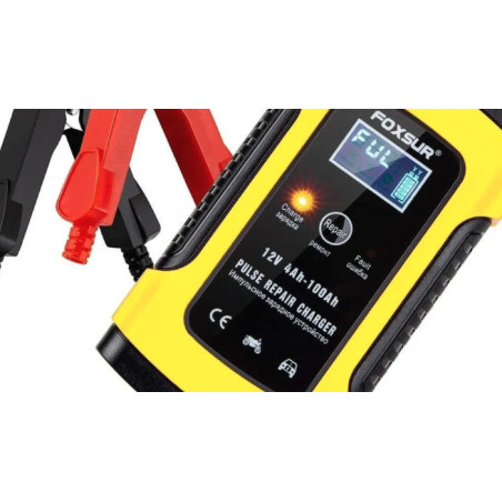 Cargador Automático de Baterías 12V para Auto y Moto